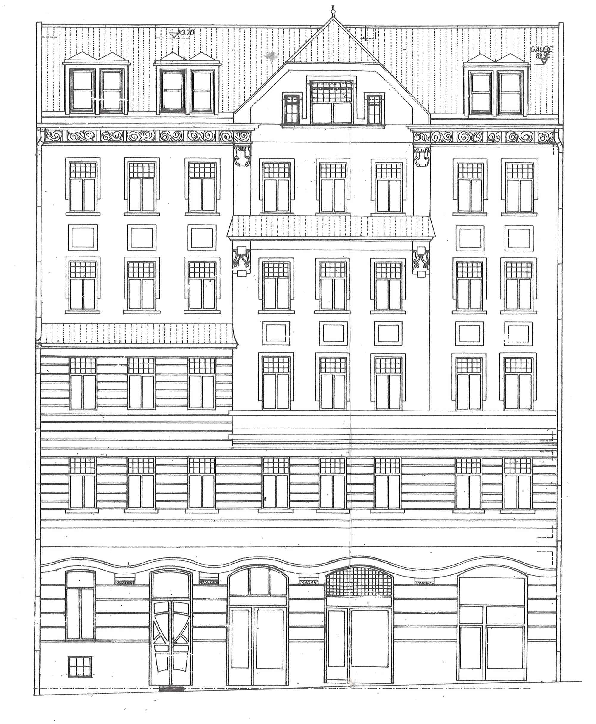 Plan-Straßenseite